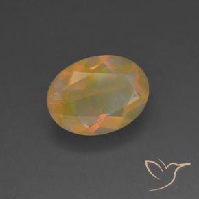 9,17 ctw natürlicher Mehrfarbig Opal, Oval, Lichtdurchlässig