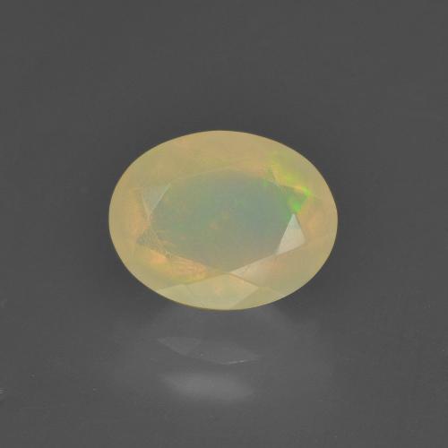 1,24 ctw natürlicher mehrfarbiger Opal, Oval Schliff, Lichtdurchlässig