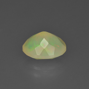 1,24 ctw natürlicher mehrfarbiger Opal, Oval Schliff, Lichtdurchlässig
