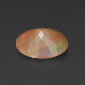 1,43 ctw natürlicher mehrfarbiger Opal, Oval Schliff, Lichtundurchlässig