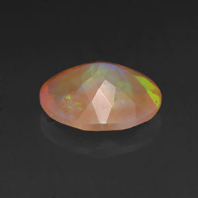 1,40 ctw natürlicher mehrfarbiger Opal, Oval Schliff, Transparent
