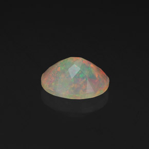 1,19 ctw natürlicher mehrfarbiger Opal, Transparent, Transparent / Lichtdurchlässig