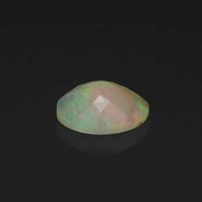 0,98 ctw natürlicher mehrfarbiger Opal, Transparent, Transparent / Lichtdurchlässig