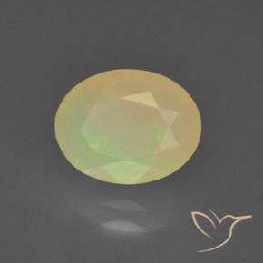 9,17 ctw natürlicher Mehrfarbig Opal, Oval, Lichtdurchlässig
