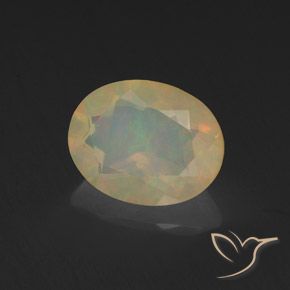 9,17 ctw natürlicher Mehrfarbig Opal, Oval, Transparent