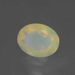 1,18 ctw natürlicher mehrfarbiger Opal, Oval Schliff, Lichtdurchlässig