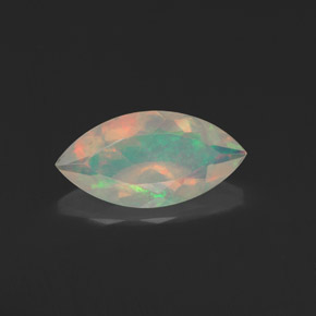0,97 ctw natürlicher mehrfarbiger Opal, Marquise, Transparent