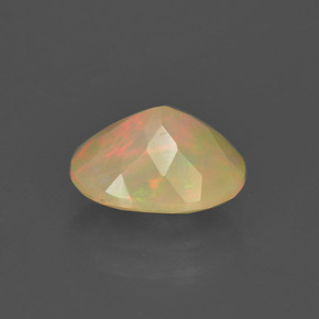 1,19 ctw natürlicher mehrfarbiger Opal, Oval Schliff, Lichtdurchlässig