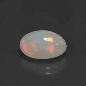 2,98 ctw natürlicher mehrfarbiger Opal, Transparent, Transparent / Lichtdurchlässig