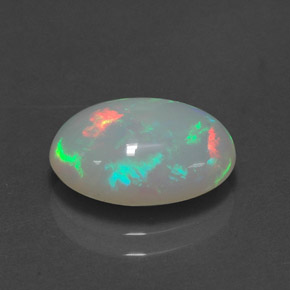 2,57 ctw natürlicher mehrfarbiger Opal, Transparent, Transparent / Lichtdurchlässig