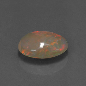1,77 ctw natürlicher mehrfarbiger Opal, Transparent, Transparent / Lichtdurchlässig
