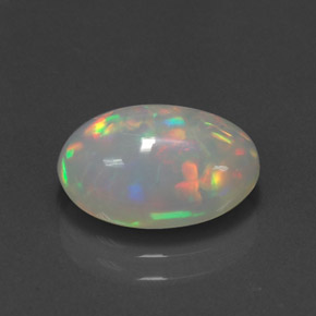 2,60 ctw natürlicher mehrfarbiger Opal, Transparent, Transparent / Lichtdurchlässig