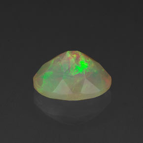 0,87 ctw natürlicher mehrfarbiger Opal, Transparent, Transparent / Lichtdurchlässig