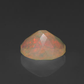 0,89 ctw natürlicher mehrfarbiger Opal, Transparent, Transparent / Lichtdurchlässig