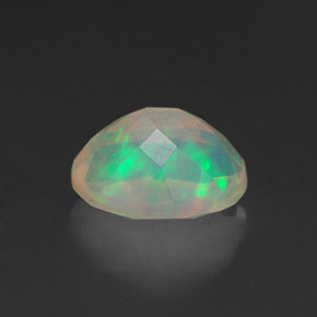 0,96 ctw natürlicher mehrfarbiger Opal, Transparent, Transparent / Lichtdurchlässig