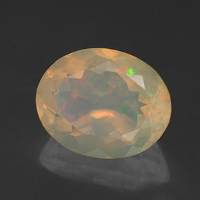 1,79 ctw natürlicher mehrfarbiger Opal, Oval Schliff, Lichtdurchlässig