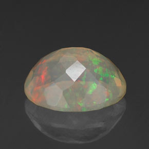 1,79 ctw natürlicher mehrfarbiger Opal, Oval Schliff, Lichtdurchlässig