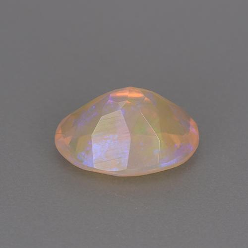 1,18 ctw natürlicher mehrfarbiger Opal, Oval Schliff, Transparent