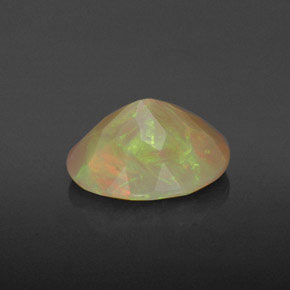1,70 ctw natürlicher mehrfarbiger Opal, Transparent, Transparent / Lichtdurchlässig