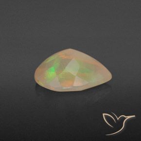 9,17 ctw natürlicher Mehrfarbig Opal, Birnenform, Transparent