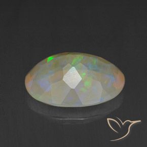 9,17 ctw natürlicher Mehrfarbig Opal, Oval, Transparent