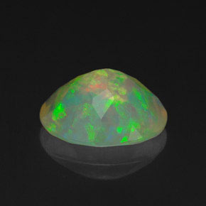 1,58 ctw natürlicher mehrfarbiger Opal, Oval Schliff, Transparent