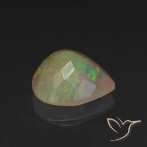 9,17 ctw natürlicher Mehrfarbig Opal, Birnenform, Transparent