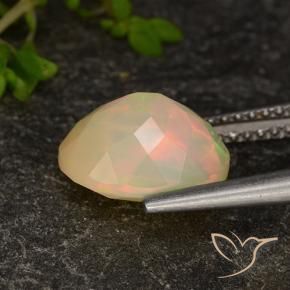 9,17 ctw natürlicher Mehrfarbig Opal, Oval, Transparent / Lichtdurchlässig