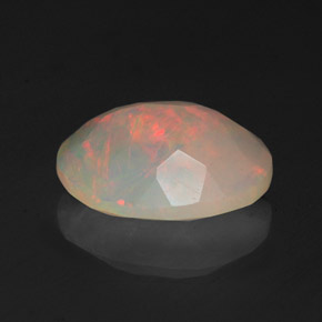 1,57 ctw natürlicher mehrfarbiger Opal, Transparent, Transparent / Lichtdurchlässig