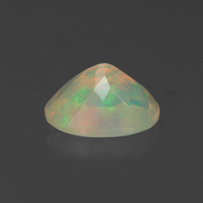 0,92 ctw natürlicher mehrfarbiger Opal, Oval Schliff, Transparent
