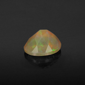 0,98 ctw natürlicher mehrfarbiger Opal, Transparent, Transparent / Lichtdurchlässig