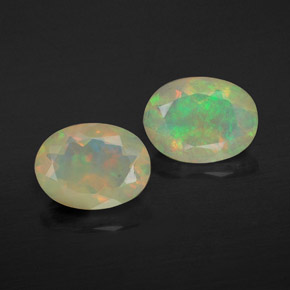  ct natürliche mehrfarbiger Opal-Edelsteine, Transparent, Transparent / Lichtdurchlässig