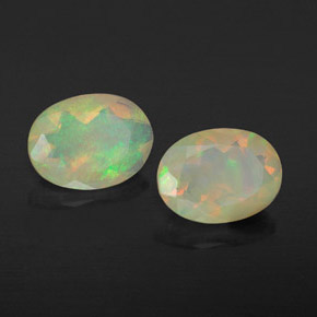  ct natürliche mehrfarbiger Opal-Edelsteine, Transparent, Transparent / Lichtdurchlässig