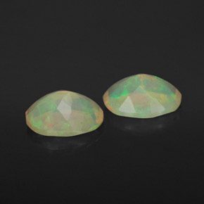  ct natürliche mehrfarbiger Opal-Edelsteine, Transparent, Transparent / Lichtdurchlässig