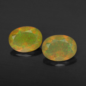  ct natürliche mehrfarbiger Opal-Edelsteine, Transparent, Transparent / Lichtdurchlässig