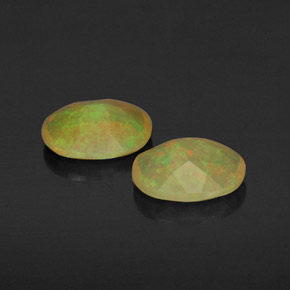  ct natürliche mehrfarbiger Opal-Edelsteine, Transparent, Transparent / Lichtdurchlässig