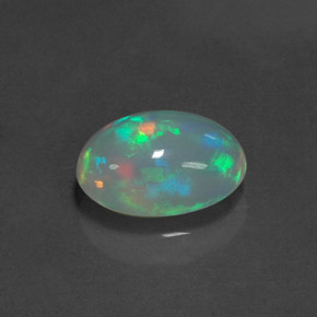 1,72 ctw natürlicher mehrfarbiger Opal, Oval Schliff, Transparent