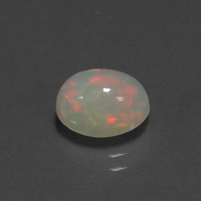 1,38 ctw natürlicher mehrfarbiger Opal, Transparent, Transparent / Lichtdurchlässig