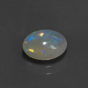 1,11 ctw natürlicher mehrfarbiger Opal, Oval Schliff, Transparent