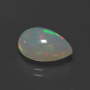 2,66 ctw natürlicher mehrfarbiger Opal, Transparent, Transparent / Lichtdurchlässig
