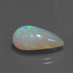 4,05 ctw natürlicher mehrfarbiger Opal, Transparent, Transparent / Lichtdurchlässig