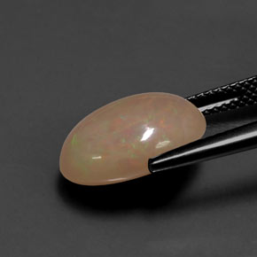 9,17 ctw natürlicher Mehrfarbig Opal, Oval Schliff, Lichtdurchlässig