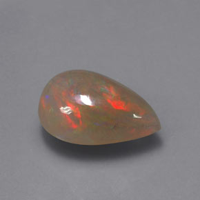 3,85 ctw natürlicher mehrfarbiger Opal, Transparent, Transparent / Lichtdurchlässig
