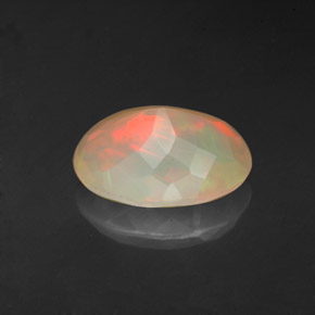 2,30 ctw natürlicher mehrfarbiger Opal, Transparent, Transparent / Lichtdurchlässig