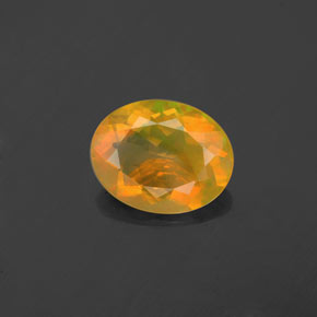 1,48 ctw natürlicher mehrfarbiger Opal, Oval Schliff, Transparent