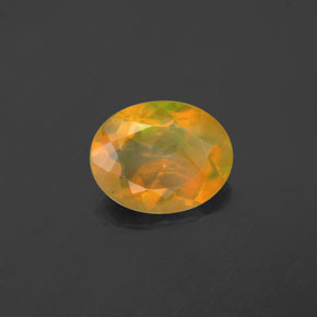 1,48 ctw natürlicher mehrfarbiger Opal, Oval Schliff, Transparent