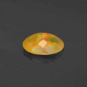 1,48 ctw natürlicher mehrfarbiger Opal, Oval Schliff, Transparent