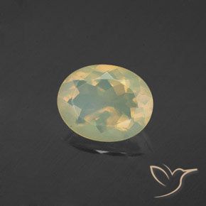 9,17 ctw natürlicher Mehrfarbig Opal, Oval, Transparent