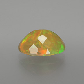 1,84 ctw natürlicher mehrfarbiger Opal, Oval Schliff, Transparent