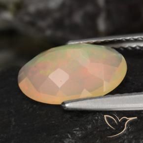 9,17 ctw natürlicher Mehrfarbig Opal, Oval, Lichtdurchlässig